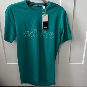 Adidas Teal Graphic T-Shirt